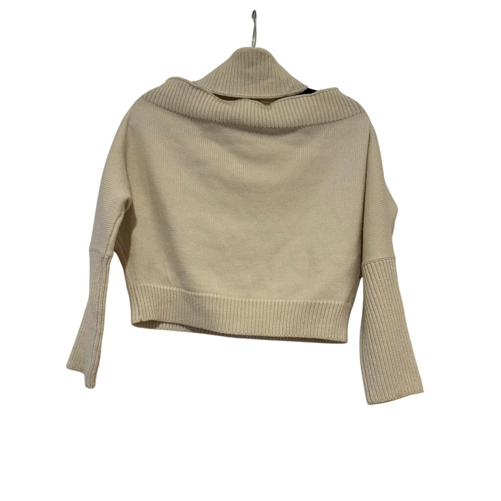 Lovers and Friends Revolve sz S beige turtle neck sweater long sleeve OO